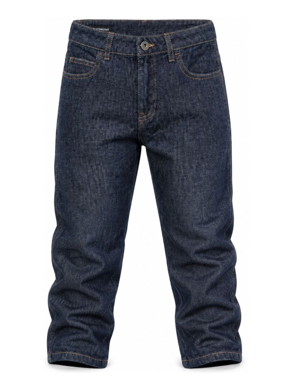Jeans per bambino Emporio Armani Kids blu con placca logo EB001489 AF25912 MB001 EMPORIO ARMANI KIDS 