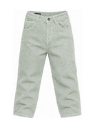 Pantaloni per bambino Emporio Armani Kids verde chiaro con bottoni e zip EB001490 AF26401 U9019 EMPORIO ARMANI KIDS 