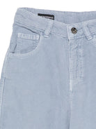 Pantaloni per bambino Emporio Armani Kids azzurro chiaro con bottoni e zip EB001490 AF26401 U9366 EMPORIO ARMANI KIDS 