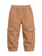 Pantaloni per bambino Emporio Armani Kids marrone con due tasche laterali EB001491 AF25910 U1049 EMPORIO ARMANI KIDS 