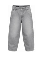 Jeans per bambino Emporio Armani Kids grigio ricamato sul retro EB001492 AF25911 Z8027 EMPORIO ARMANI KIDS 