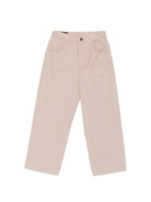 Pantaloni per bambino Emporio Armani Kids beige con logo ricamato EB001493 AF25986 U8042 EMPORIO ARMANI KIDS 
