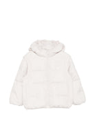 Giubbino per bambino Emporio armani Kids bianco crema con cappuccio EB001513 AF26005 U1009 EMPORIO ARMANI KIDS 