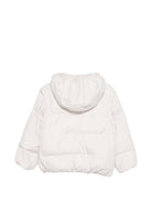 Giubbino per bambino Emporio armani Kids bianco crema con cappuccio EB001513 AF26005 U1009 EMPORIO ARMANI KIDS 