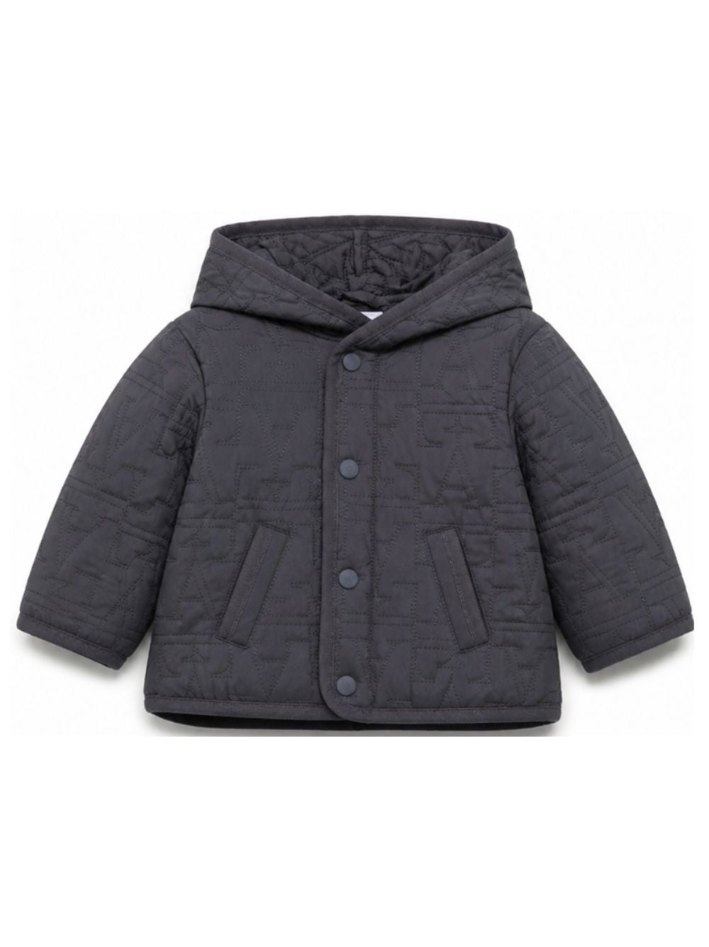 Giubbino per neonato Emporio Armani Kids blu scuro con finitura trapuntata EB001526 AF28746 UA030 EMPORIO ARMANI KIDS 
