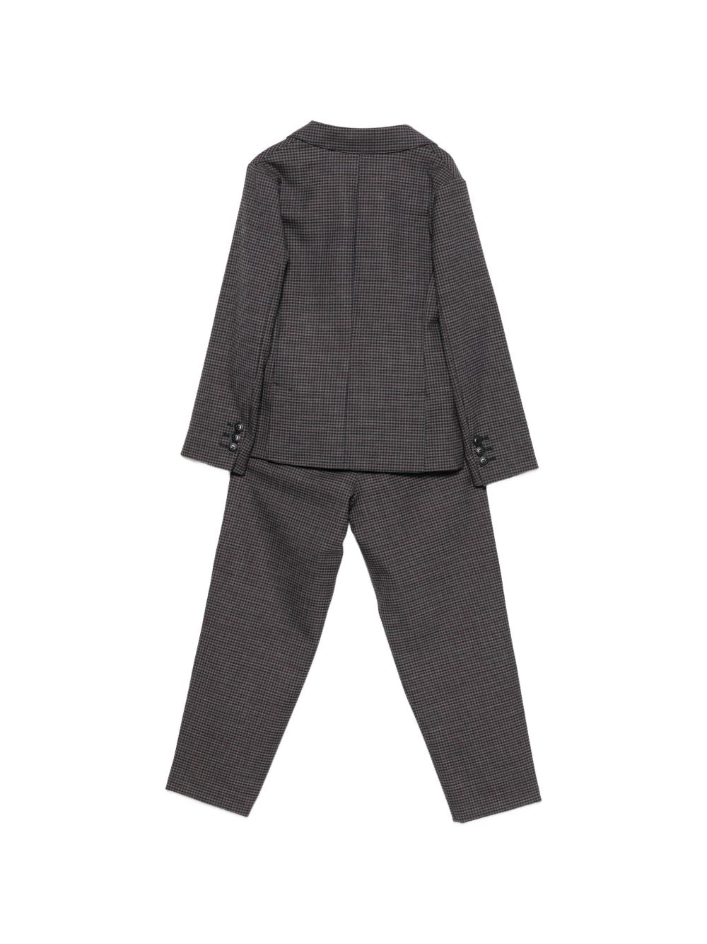 Abito elegante per bambino Emporio armani Kids grigio con motivo a quadri EB001530 AF26957 F8045 EMPORIO ARMANI KIDS 
