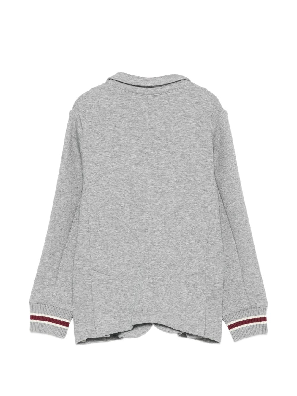 Blazer per bambino Emporio Armani Kids grigio con trama a tacca EB001532 AF10126 O8042 EMPORIO ARMANI KIDS 