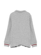 Blazer per bambino Emporio Armani Kids grigio con trama a tacca EB001532 AF10126 O8042 EMPORIO ARMANI KIDS 