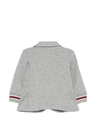 Giacca per neonato Emporio Armani Kids grigia con patch logo EB001539 AF10126 O8042 EMPORIO ARMANI KIDS 