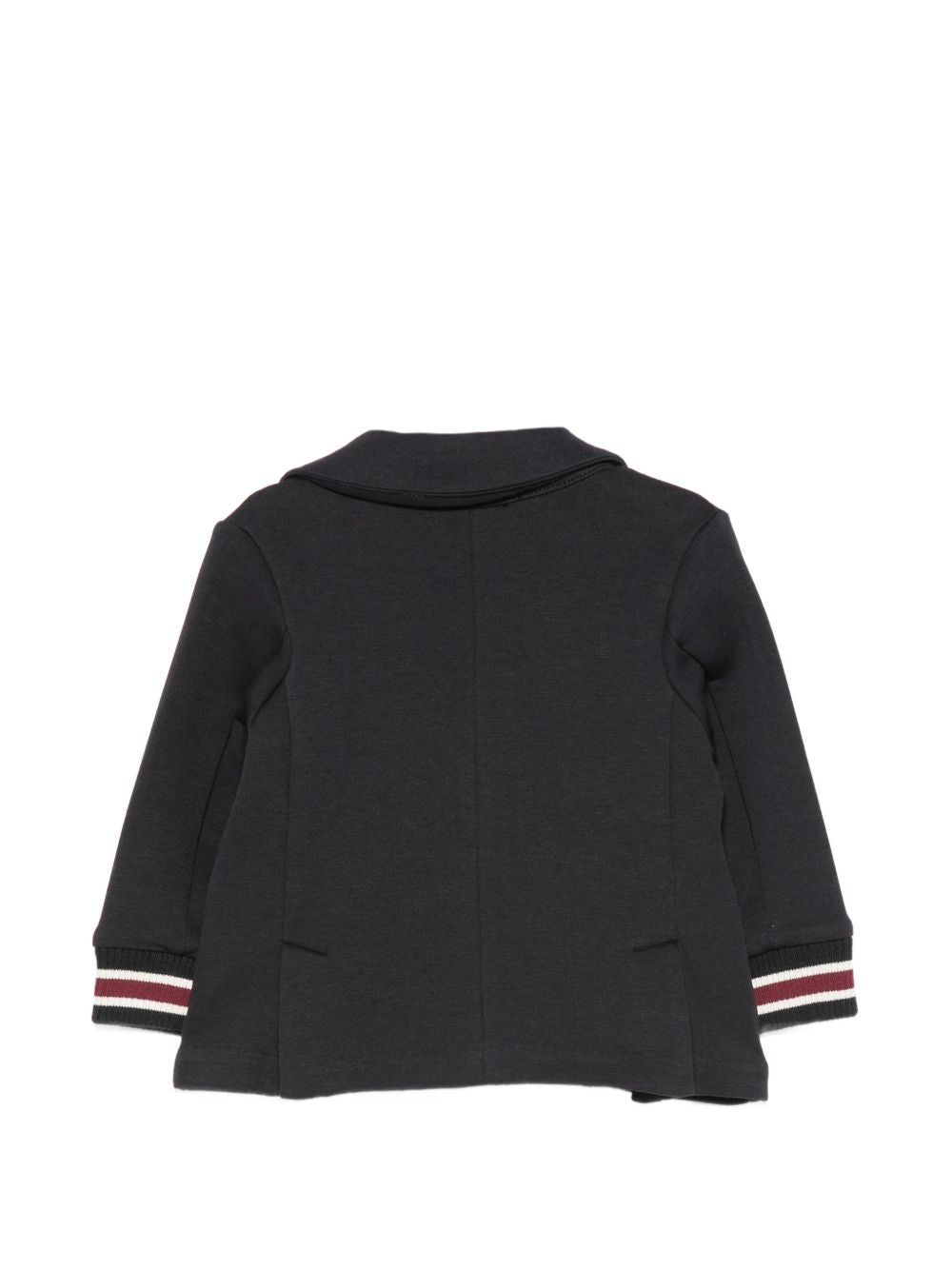 Giacca per neonato Emporio Armani Kids blu con applicazione logo EB001539 AF10126 UB118 EMPORIO ARMANI KIDS 