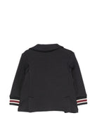 Giacca per neonato Emporio Armani Kids blu con applicazione logo EB001539 AF10126 UB118 EMPORIO ARMANI KIDS 