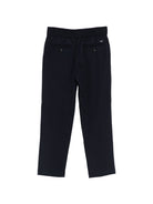 Pantaloni per bambino Emporio Armani Kids blu scuro a gamba dritta EB001564 AF22865 UB118 EMPORIO ARMANI KIDS 