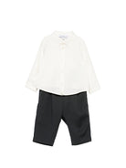 Abito per neonato Emporio Armani Kids con placca con logo EB001566 AF26061 UB109 EMPORIO ARMANI KIDS 