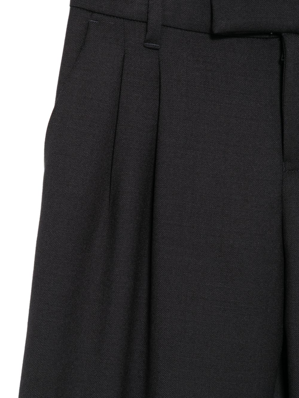 Pantaloni per bambino Emporio Armani Kids nero dritti con pieghe EB001567 AF26061 UB109 EMPORIO ARMANI KIDS 