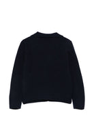 Giacca per bambino Emporio Armani Kids blu navy con logo ricamato sul davanti EB001579 AF27310 UB118 EMPORIO ARMANI KIDS 