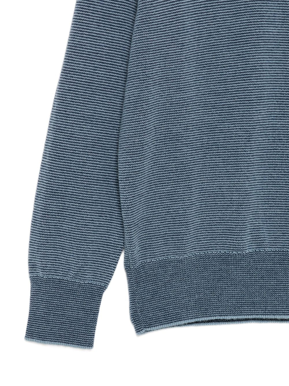 Maglione per bambino Emporio Armani Kids blu con motivo a righe orizzontali EB001581 AF27312 MB004 EMPORIO ARMANI KIDS 