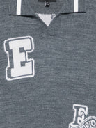 Maglione per bambino Emporio Armani Kids grigio con logo in maglia EB001583 AF27314 O8035 EMPORIO ARMANI KIDS 