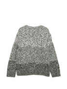 Maglione per bambino Emporio Armani Kids verde con effetto mélange EB001587 AF27316 F7011 EMPORIO ARMANI KIDS 