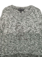 Maglione per bambino Emporio Armani Kids verde con effetto mélange EB001587 AF27316 F7011 EMPORIO ARMANI KIDS 