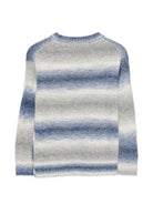 Maglione per bambino Emporio Armani Kids blu con effetto sfumato EB001589 AF27318 FB058 EMPORIO ARMANI KIDS 