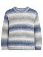 Maglione per bambino Emporio Armani Kids blu con effetto sfumato EB001589 AF27318 FB058 EMPORIO ARMANI KIDS 