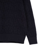 Maglione per bambino Emporio Armani Kids blu con motivo logo EB001594 AF27303 UB118 EMPORIO ARMANI KIDS 