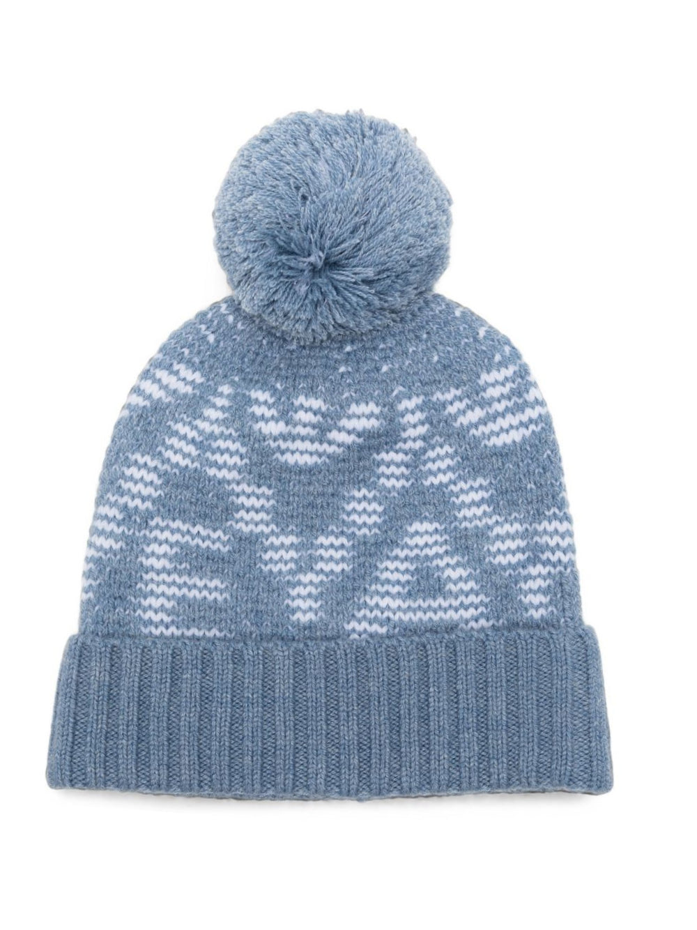 Berretto per bambino Emporio Armani Kids blu con dettaglio con pompon EB001614 AF27313 F9026 EMPORIO ARMANI KIDS 