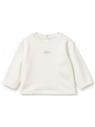 T-shirt per neonato Emporio Armani Kids bianca con patch logo EB001640 AF26009 U1009 EMPORIO ARMANI KIDS 