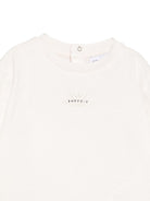 T-shirt per neonato Emporio Armani Kids bianca con patch logo EB001640 AF26009 U1009 EMPORIO ARMANI KIDS 