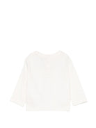 T-shirt per neonato Emporio Armani Kids bianca con patch logo EB001640 AF26009 U1009 EMPORIO ARMANI KIDS 