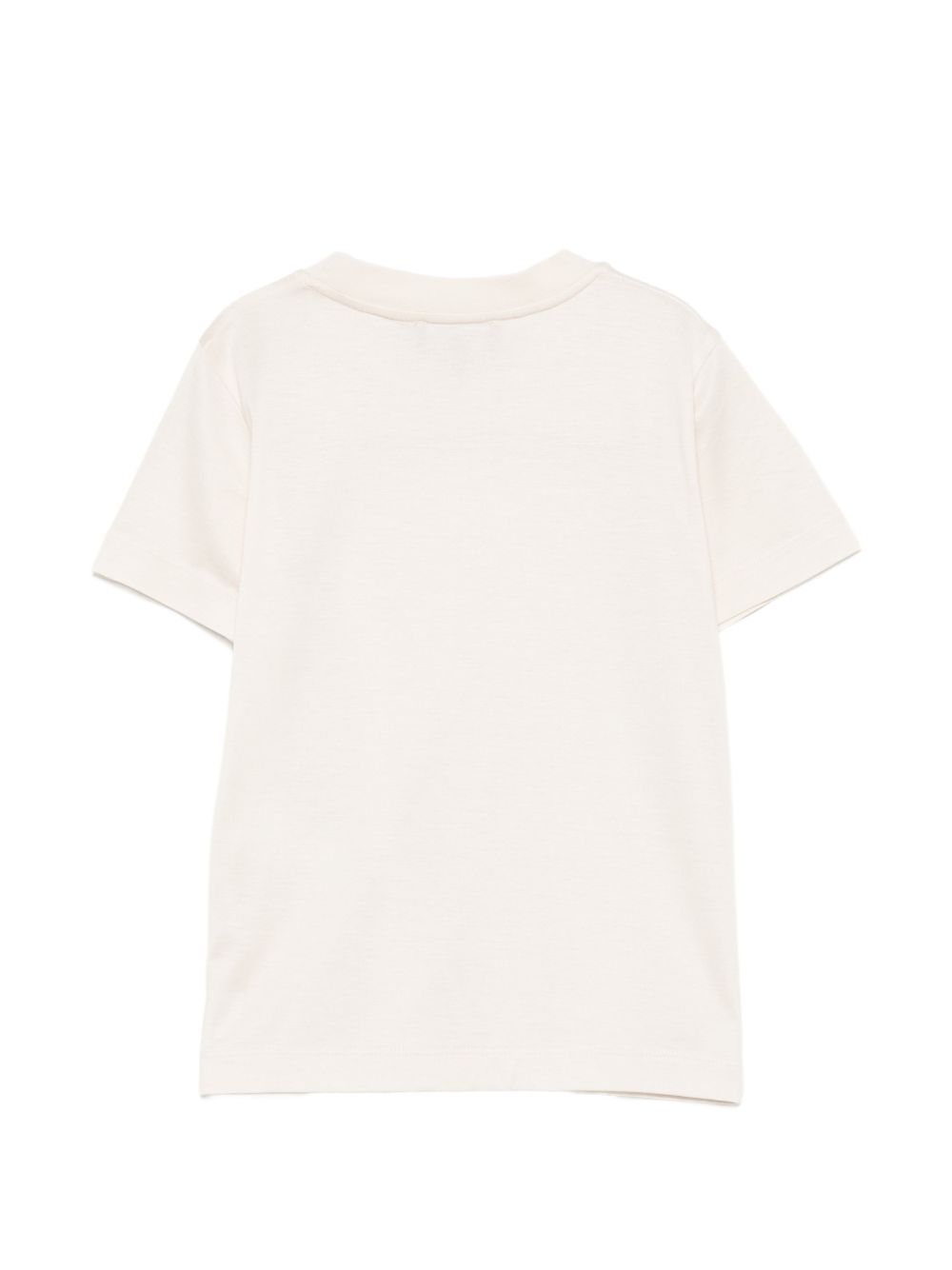 T-shirt per bambino Emporio Armani Kids bianca con patch lettere EB001644 AF10127 U1009 EMPORIO ARMANI KIDS 