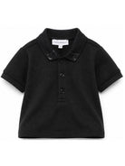 Polo per neonato Emporio Armani Kids nera con stampa sul colletto EB001669 AF28486 UB118 EMPORIO ARMANI KIDS 