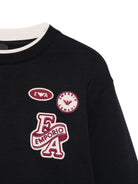 T-shirt per bambino Emporio Armani Kids blu con patch logo EB001675 AF13715 UB118 EMPORIO ARMANI KIDS 