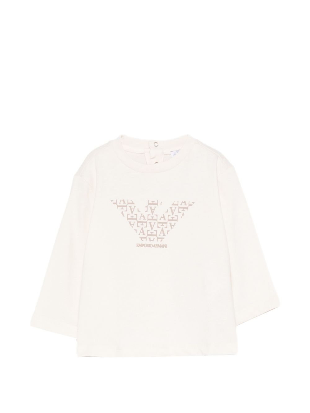 Set di tre t-shirt per neonato Emporio Armani Kids multicolore con logo sul davanti EB001923 AF16162 M9136 EMPORIO ARMANI KIDS 