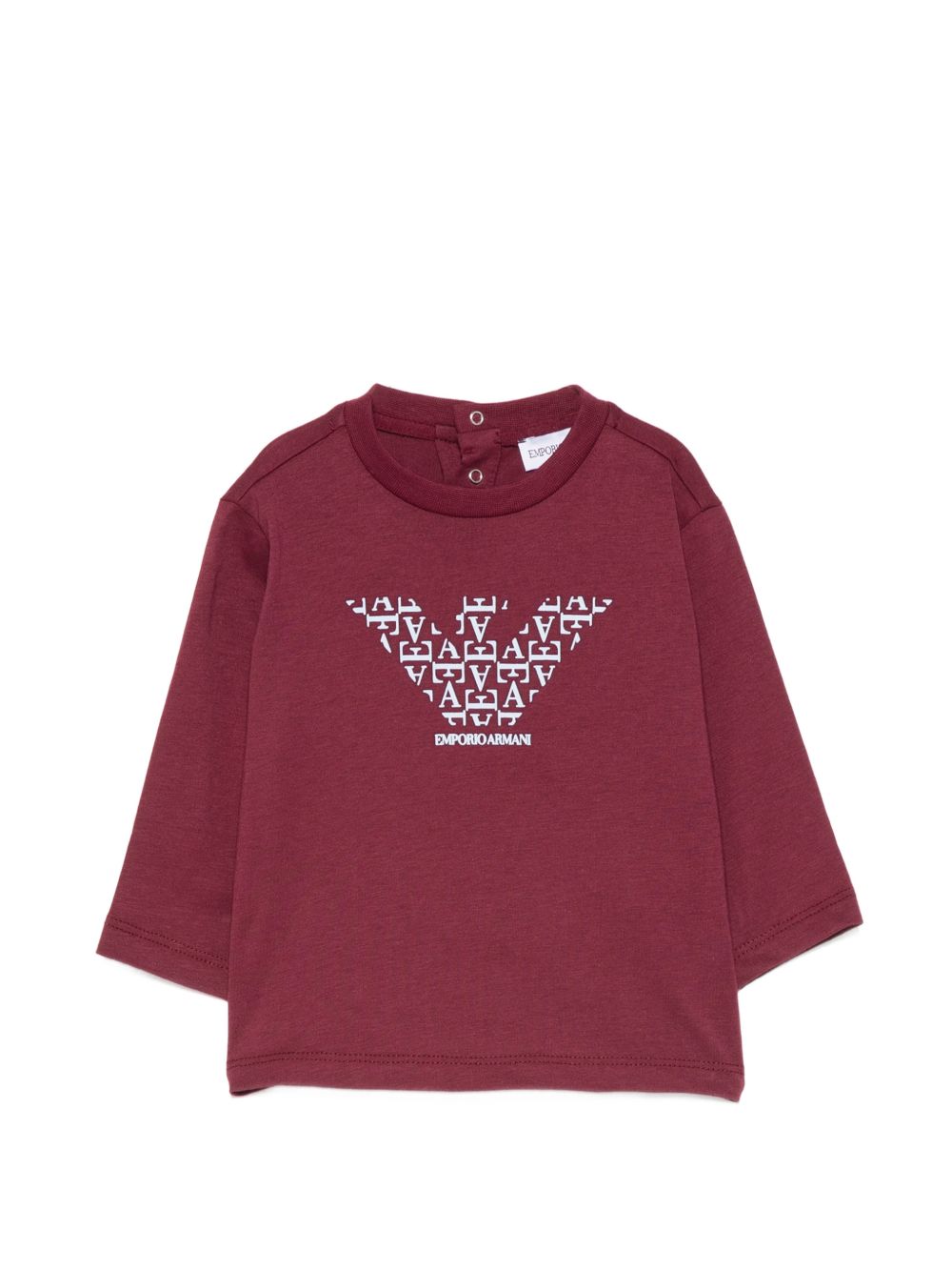 Set tre t-shirt per neonato Emporio Armani Kids multicolore a maniche lunghe EB001923 AF16162 MZ978 EMPORIO ARMANI KIDS 