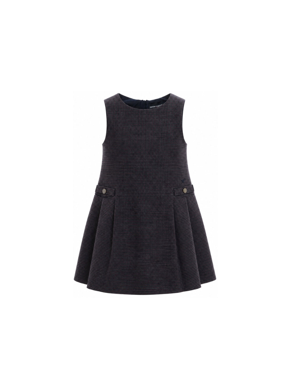 Abito per bambina Emporio Armani Kids blu con chiusura posteriore con zip EG000833 AF26957 F8045 EMPORIO ARMANI KIDS 