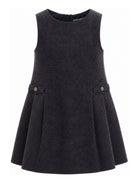 Abito per bambina Emporio Armani Kids blu con chiusura posteriore con zip EG000833 AF26957 F8045 EMPORIO ARMANI KIDS 