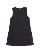 Abito per bambina Emporio Armani Kids blu con chiusura posteriore con zip EG000833 AF26957 F8045 EMPORIO ARMANI KIDS 