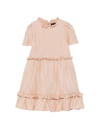 Abito per bambina Emporio Armani Kids rosa chiaro con effetto brillante EG000835 AF26324 U4133 EMPORIO ARMANI KIDS 