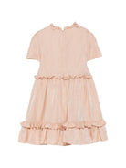 Abito per bambina Emporio Armani Kids rosa chiaro con effetto brillante EG000835 AF26324 U4133 EMPORIO ARMANI KIDS 