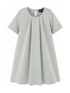 Abito per bambina Emporio Armani Kids verde plsserato EG000844 AF16133 U9019 EMPORIO ARMANI KIDS 