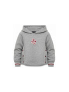 Felpa per bambino Emporio Armani Kids grigia con logo EG000847 AF10126 O8042 EMPORIO ARMANI KIDS 