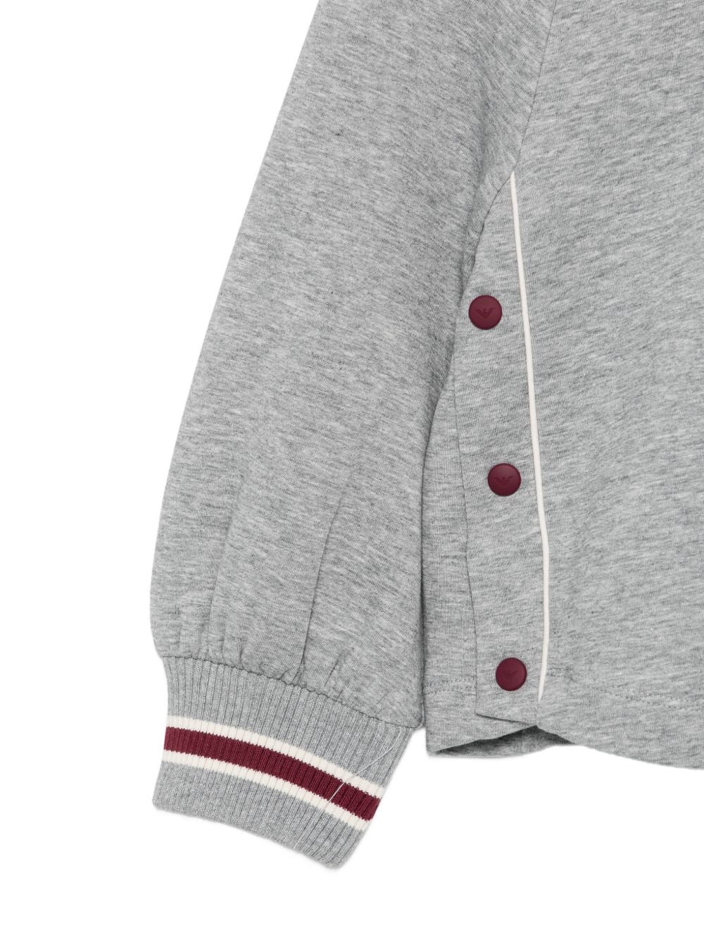 Felpa per bambino Emporio Armani Kids grigia con logo EG000847 AF10126 O8042 EMPORIO ARMANI KIDS 