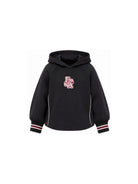 Felpa per bambina Emporio Armani Kids blu navy con logo EG000847 AF10126 UB118 EMPORIO ARMANI KIDS 