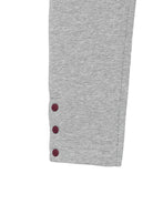 Pantatuta per bambina Emporio Armani Kids grigio con patch logo EG000856 AF10126 O8042 EMPORIO ARMANI KIDS 