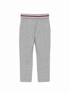 Pantatuta per bambina Emporio Armani Kids grigio con patch logo EG000856 AF10126 O8042 EMPORIO ARMANI KIDS 