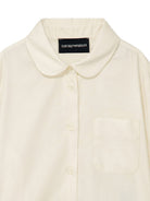 Camicia per bambina Emporio Armani Kids bianca con colletto Peter Pan EG000870 AF16583 U0003 EMPORIO ARMANI KIDS 