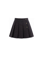 Minigonna per bambina Emporio Armani Kids blu con design con pieghe EG000877 AF26957 F8045 EMPORIO ARMANI KIDS 