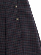 Minigonna per bambina Emporio Armani Kids blu con design con pieghe EG000877 AF26957 F8045 EMPORIO ARMANI KIDS 