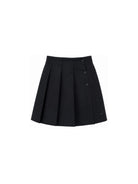 Minigonna per bambina Emporio Armani Kids nera a pieghe con bottoni EG000877 AF26957 UB100 EMPORIO ARMANI KIDS 